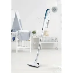 Domo Staubsauger DO237SV – Beutelloser 2-in-1 Staubsauger - Bodenstaubsauger mit 450 Watt, ideal für Hartböden und Teppiche. Beutellos mit praktischer 2-in-1 Funktion als Handstaubsauger, inklusive Wandhalterung.