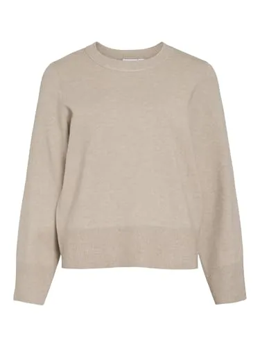 Vila Rundhalspullover VICASSIE O-NECK L/S KNIT TOP - NOOS
