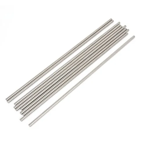 sourcing map 10 PCS RC Flugzeug Edelstahl rund Ruten Achsen Bars 3 mm x 170 mm de
