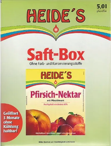 Pfirsich-Nektar, 5 Liter
