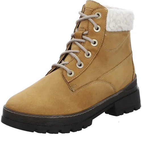 Ganter Winterstiefel Gela Leder/Merinowolle - Elegante Damenstiefel in nougatbraun - Wanderschuhe mit rutschfester Sohle und warmem Schurwollfutter, ideal für Stadtbummel oder Spaziergänge. Anatomisch geformtes, wechselbares Fußbett sorgt für optimalen Tragekomfort.