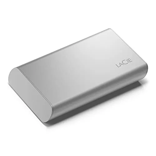 LaCie Portable SSD 1 TB - Schnelle externe Festplatte - Externe Festplatte mit 1 TB Speicher, blitzschnellen Übertragungsgeschwindigkeiten und robustem Design für maximale Mobilität und Datensicherheit.