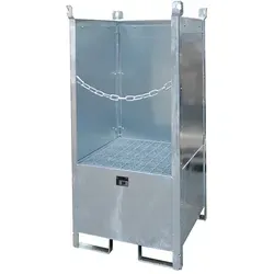 BAUER Fass-Stapelpalette FSP-1-G mit Spritzschutz von Bauer