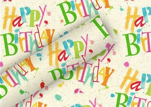 Braun & Company Geschenkpapier bunt 1,5 m x 70 cm Geschenkverpackungen
