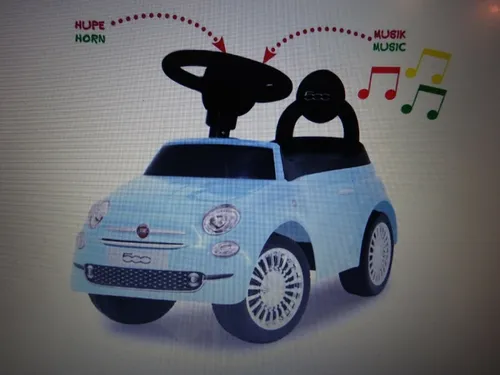 FIAT 500 Rutscher Blau