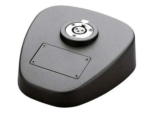 König & Meyer 29390 Tischsprechstelle - schwarz - Professionelle Tischsprechstelle für eine klare Kommunikation auf der Bühne, mit robustem Zinkdruckguss-Sockel und komplett verdrahtetem 3-poligen XLR-Anschluss.