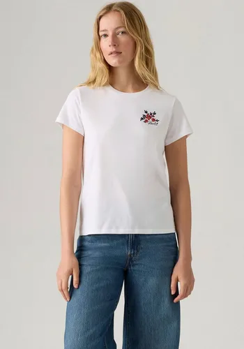 LEVI'S THE PERFECT TEE Damen T-Shirt - Casual Damen T-Shirt aus 100% Baumwolle mit stylishem Batwing-Logoprint, ideal für legere Looks. Bequem und atmungsaktiv – perfekt für jeden Tag!