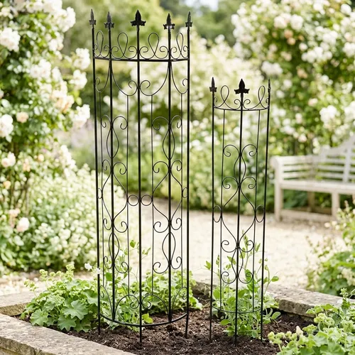 Bögen, Gitter, Laubengänge & Pergolen Schwarz von Gartenursel