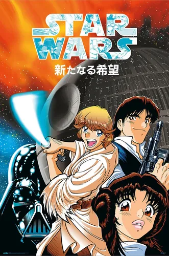 Produktbild Poster Star Wars Manga A New Hope Maxi Plakat Wandposter für Kinder 61x91,5 cm