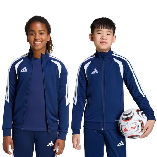 adidas Performance Sweatjacke in Weiß, Größe 128 EU - Modische Sweatjacke aus 100% Polyester für sportliche Aktivitäten. Ideal für Training und Freizeit, sorgt für Komfort und Bewegungsfreiheit.