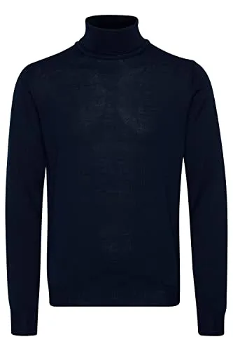 CASUAL FRIDAY CFKonrad Merino Roll Neck Knit Herren Rollkragen Pullover, Größe:S, Farbe:Navy (50410)