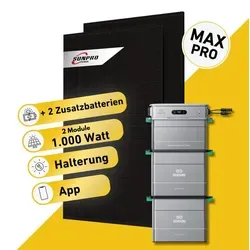 Watt Bifazial Komplettset Balkonkraftwerk Zendure Solarflow 800 Pro 2 - Effizientes Balkonkraftwerk Komplettset zur Solarstromerzeugung und -speicherung. Mit hochwertigen Sunpro Modulen und flexiblem Speicher für individuelle Nutzung im Haushalt.