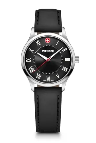 WENGER Damen Armbanduhr City Classic Ø 34 mm, Swiss Made von Wenger