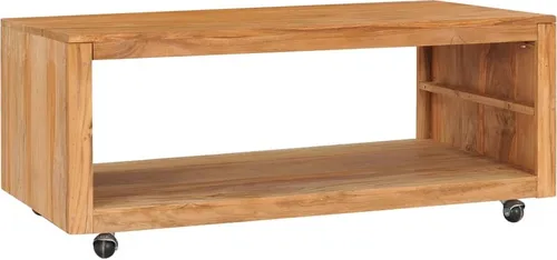 Maison Exclusive Couchtisch 110x60x40 cm aus massivem Teak