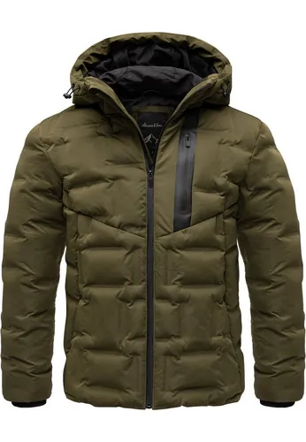 Amaci&Sons Winterjacke BERKELEY Herren Gefütterte Jacke mit Kapuze - Die Amaci&Sons Herren Winterjacke BERKELEY überzeugt durch ihr modernes Design und hohe Funktionalität. Gefertigt aus strapazierfähigem Polyester bietet sie zuverlässige Wärmeisolierung und ist ideal für kalte Tage.