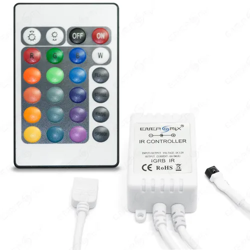 RGB Controller Steuergerät mit Ferbedienung für 12V LED Streifen Band