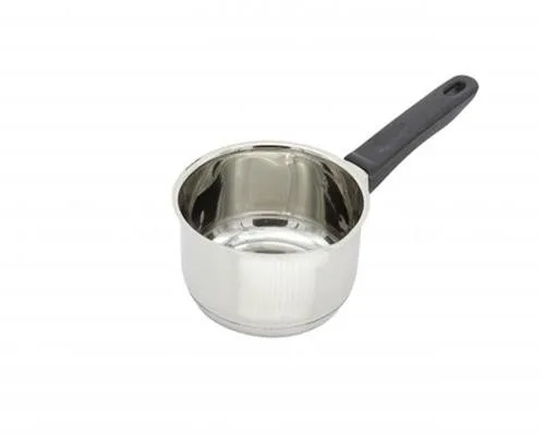 Krüger Stieltopf Saturn 12cm - Koch- & Suppentöpfe, spülmaschinenfest und ideal für alle Herdarten, aus langlebigem Edelstahl für perfekte Kochresultate.