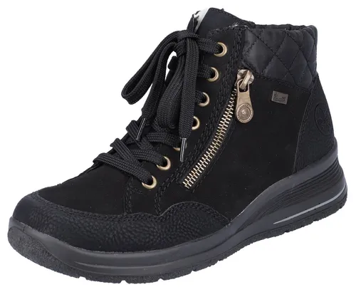 Rieker Damen Kurzstiefel L7701 - Wanderschuhe mit seitlichem Reißverschluss, warm gefüttert und wasserabweisend dank Rieker TEX Membran - ideal für jedes Wetter.