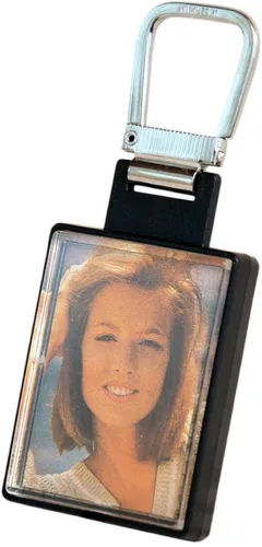 Acryl 2er Foto Schlüsselanhänger Doppel Bild Fotorahmen Passbild Anhänger