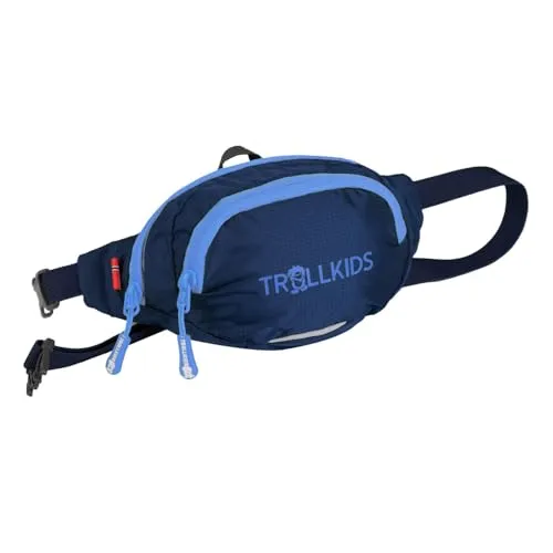 Trollkids Kinder Hüfttasche Bauchtasche Trolltunga, Marineblau/Mittelblau, Größe 1,2L