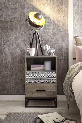 SIT Möbel Nachtkommode | 2 Schubladen & 1 Fach von SIT