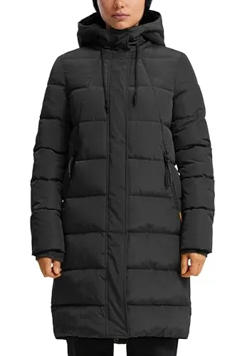 QS Steppmantel Outdoor-Mantel - Funktionsjacken: Wärmender, wattierter Steppmantel mit Kapuze, ideal für kalte Tage und Outdoor-Aktivitäten.