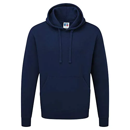 Russell Authentic Kapuzenpullover/Kapuzensweater/Hoodie (M) (Dunkelblau)