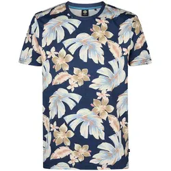 Petrol Shirt in Dunkelblau - M