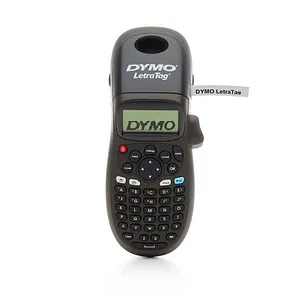 DYMO LetraTag LT-100H - Beschriftungsgerät in Schwarz, langlebig und ideal für präzise Etikettierung
