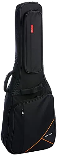 Gewa Acoustic Gigbag Premium 20 - Westerngitarrentasche mit 20 mm High-Density Schaumstoffpolsterung, extra verstärkten tragenden Teilen und gepolsterter Rucksackgarnitur für optimalen Schutz und Komfort.