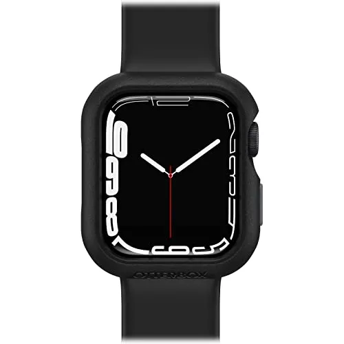 Produktbild OtterBox All Day Bumper für Apple Watch Series 9/8/7-41mm, stoßfeste, sturzsichere, schlanke Schutzhülle für Apple Watch, schützt den Display und die Kanten, Schwarz/Grau
