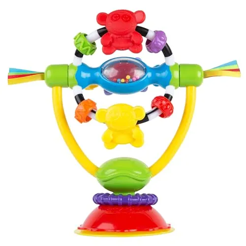 Playgro Drehrassel mit Saugfuß - Babyspielzeug - Motorik - Babysensorik - Babyra