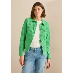 CECIL Damen B212606 Jeansjacke, iced neon Green, L von CECIL