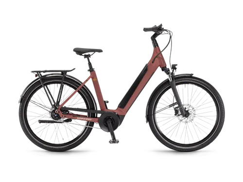 Winora Sinus N5 Wave City E-Bike 625Wh, kastanienrot von Winora