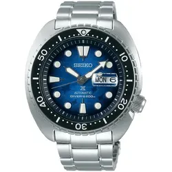 Seiko SRPE39K1 - Prospex Taucheruhr - Rettet den Ozean - Armbanduhr mit 200m Wasserdichtigkeit, robustem Edelstahlgehäuse und kratzfestem Saphirglas, ideal für Taucher und Outdoor-Enthusiasten.