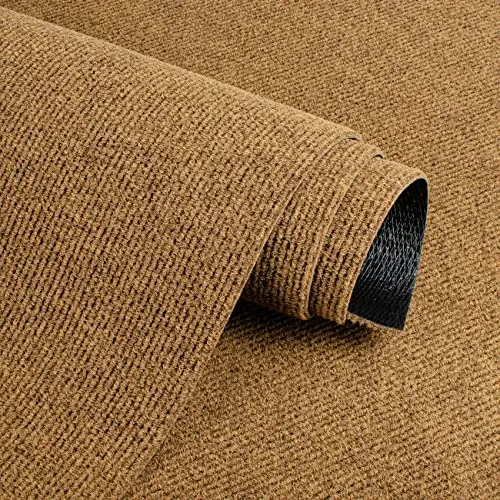ANRO Fußmatte Schmutzfangmatte Türmatte Outdoor Fußabstreifer Türvorleger rutschfest Fussmatte Sauberlaufmatte Eingangsmatte Innen Außen Jumbo Kokosfarbe 220x100cm