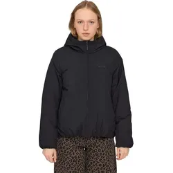 Mazine Damen Winterjacke Basic Padded Jacket, Größe:S, Farben:black - Funktionsjacken mit veganer, wasserabweisender Imprägnierung und integrierter Kapuze – ideal für kalte Tage und vielseitig kombinierbar.
