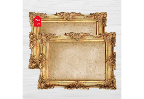 framepad.de Platzset Tischset abwaschbar in gold von framepad.de
