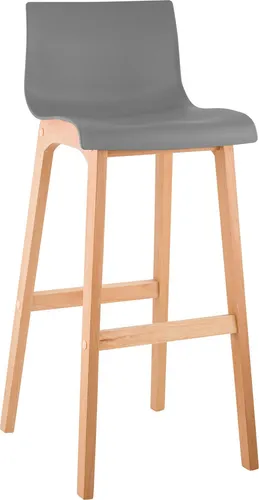 CLP Barhocker Hover Natura grau in grau von CLP