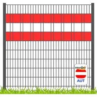 zaunzu Sichtschutz Österreich für Doppelstabmatten Volle Streifenbreite