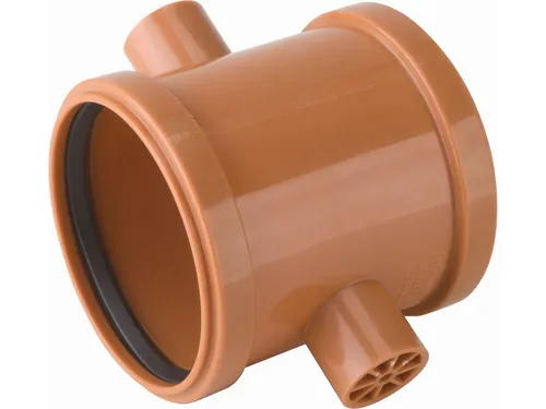 Airfit GmbH & Co. KG Ablaufrohr Doppel-Schiebemuffe Plus, für HT- und KG - Rohr, KG - DN 110