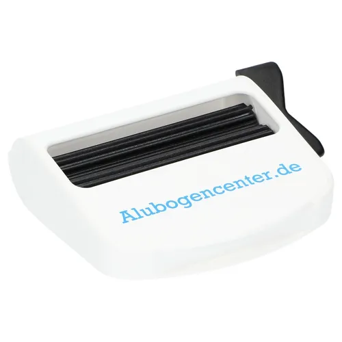 Tubenpresse Tubenentleerer Tubenquetscher von Tubfix® - Praktische Tubenpresse aus Kunststoff in Weiß, ideal zum Entleeren von Tuben und Maximierung des Inhalts. Perfekt für Kosmetik und Lebensmittel.