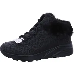 Skechers Uno Lite Mädchen Winterstiefel in Schwarz, Größe 33 - Wanderschuhe für Kinder, leicht und komfortabel mit innovativem Dämpfungssystem für optimalen Tragekomfort bei jedem Schritt.