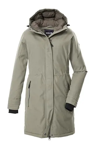 G.I.G.A. DX by killtec Damen Mantel GW 22 WMN PRK - Funktionsjacke für Damen, wind- und wasserdicht mit 10.000 mm Wassersäule, nachhaltig produziert und ideal für kalte Wintertage.
