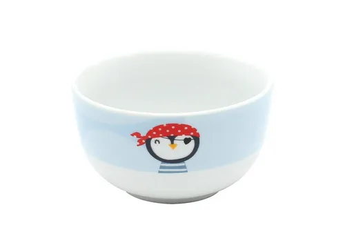 Dekohelden24 Müslischale Kinder-Schälchen / Schale mit Spruch / H / Ø 5,8 x 11 cm