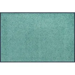 wash+dry by Kleen-Tex Fußmatte Trend Uni - Schmutzfangmatte grün 60x90 cm - Fußmatte, waschbar und rutschhemmend, ideal für In- und Outdoor, strapazierfähig und pflegeleicht für jeden Eingangsbereich.