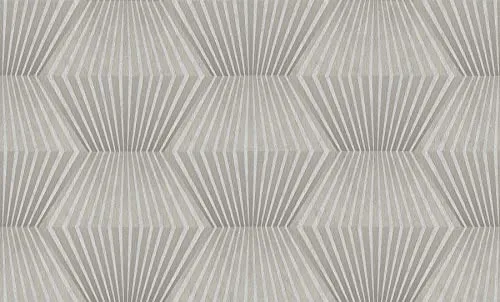 A.S. Création Livingwalls 3D Tapete Hellgrau 382043 Vliestpate Grau Silber Geometrsiche Grafik für Küche 10,05x0,53m Made in Germany