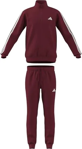adidas Trainingsanzug 3-STREIFEN FLEECE (2-tlg) für jeden Tag - Bequemer adidas Trainingsanzug aus weichem Fleece, ideal für Freizeit und Sport. Der sportliche Look mit 3-Streifen und Rippbündchen sorgt für einen modernen Style.