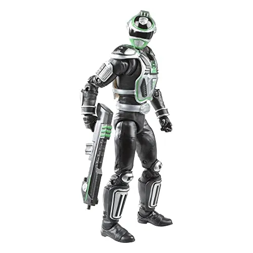 Hasbro Power Rangers Lightning Collection S.P.D. A-Squad Green Ranger - Spielfigur ca. 15cm groß mit Zubehör, ideal für Fans und Sammler, ab 3 Jahren geeignet.