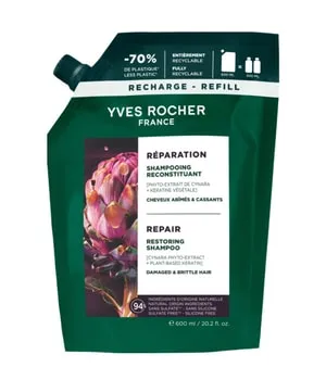 Yves Rocher Nachfüllpack Repair-Shampoo Repariert, schützt und stärkt Haarshampoo 600 ml